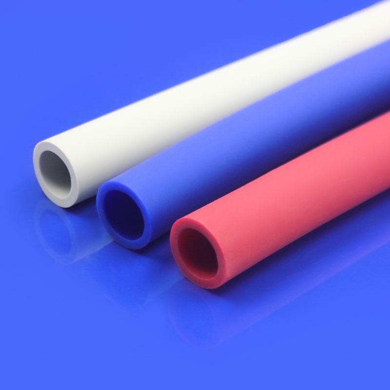 colored matte surface silicone tube